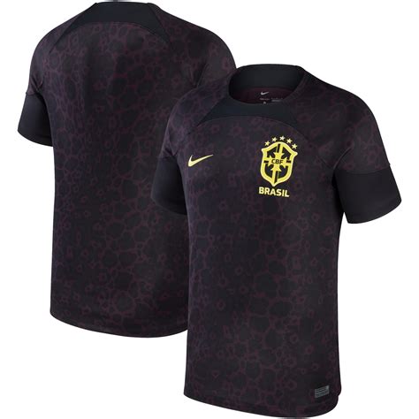 brazil national team nike 2022/23 replica goalkeeper jersey - black|Nike Men's Brazil National Team 2022/23 Replica Goalkeeper Jersey .